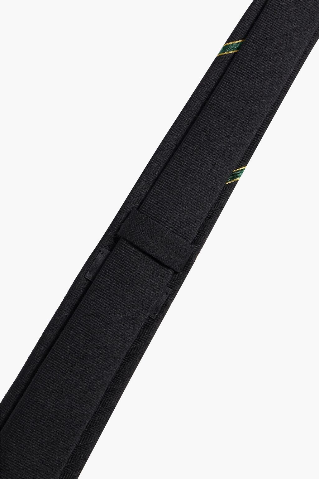 DUNHILL Wool and mulberry silk-blend tie