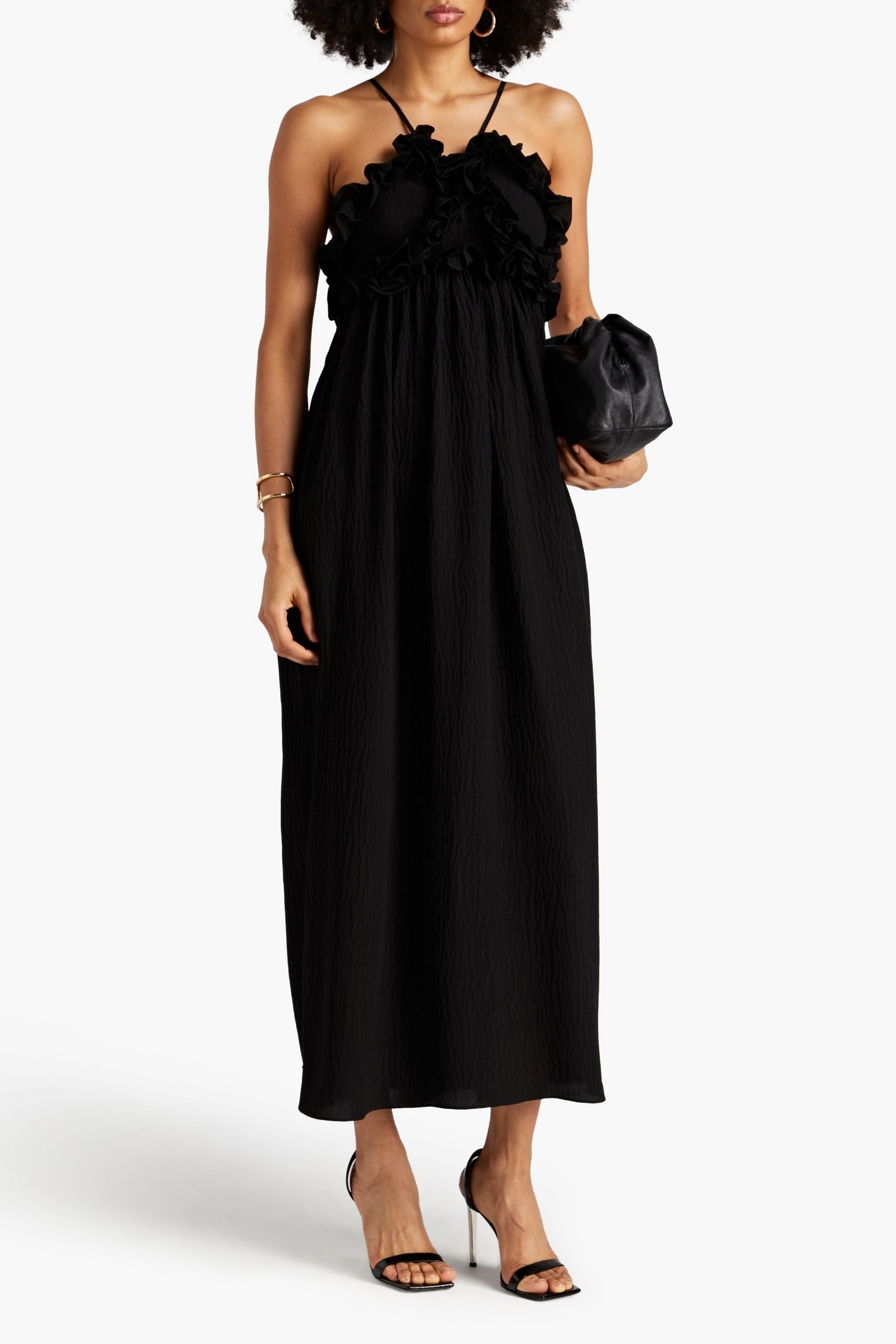 Petar Petrov Silk-crepon maxi dress