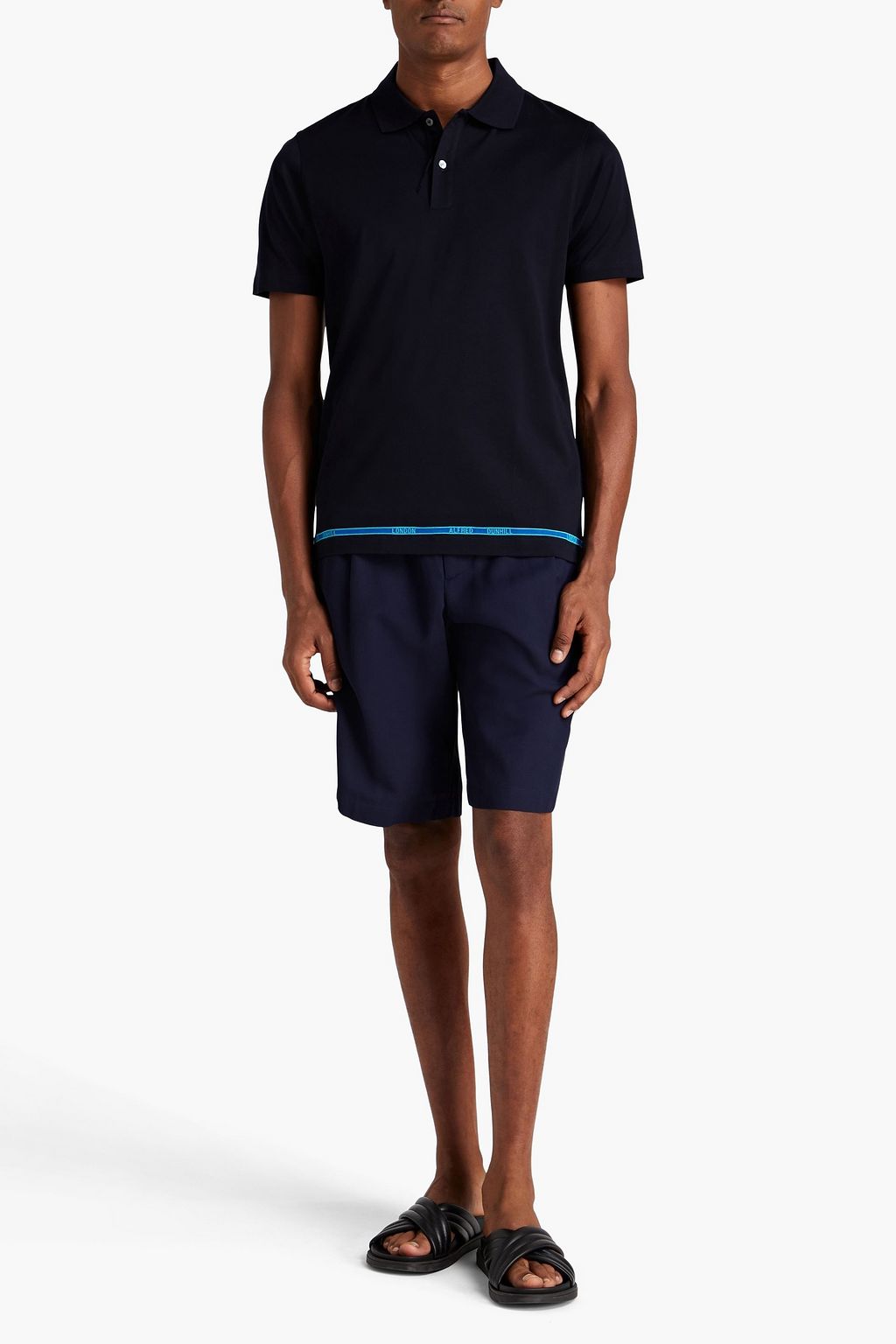 DUNHILL Cotton-jersey polo shirt
