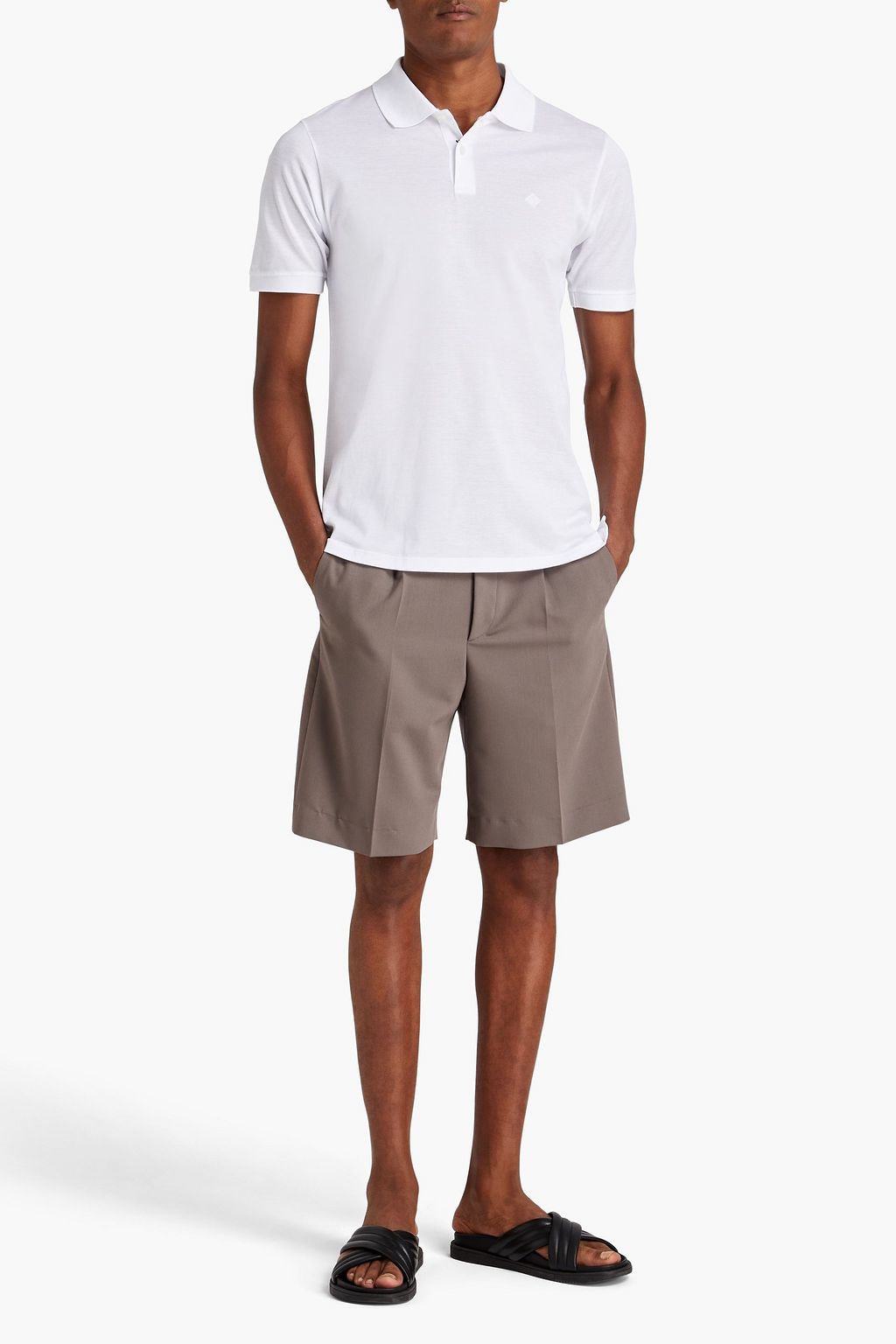 DUNHILL Cotton-piqué polo shirt