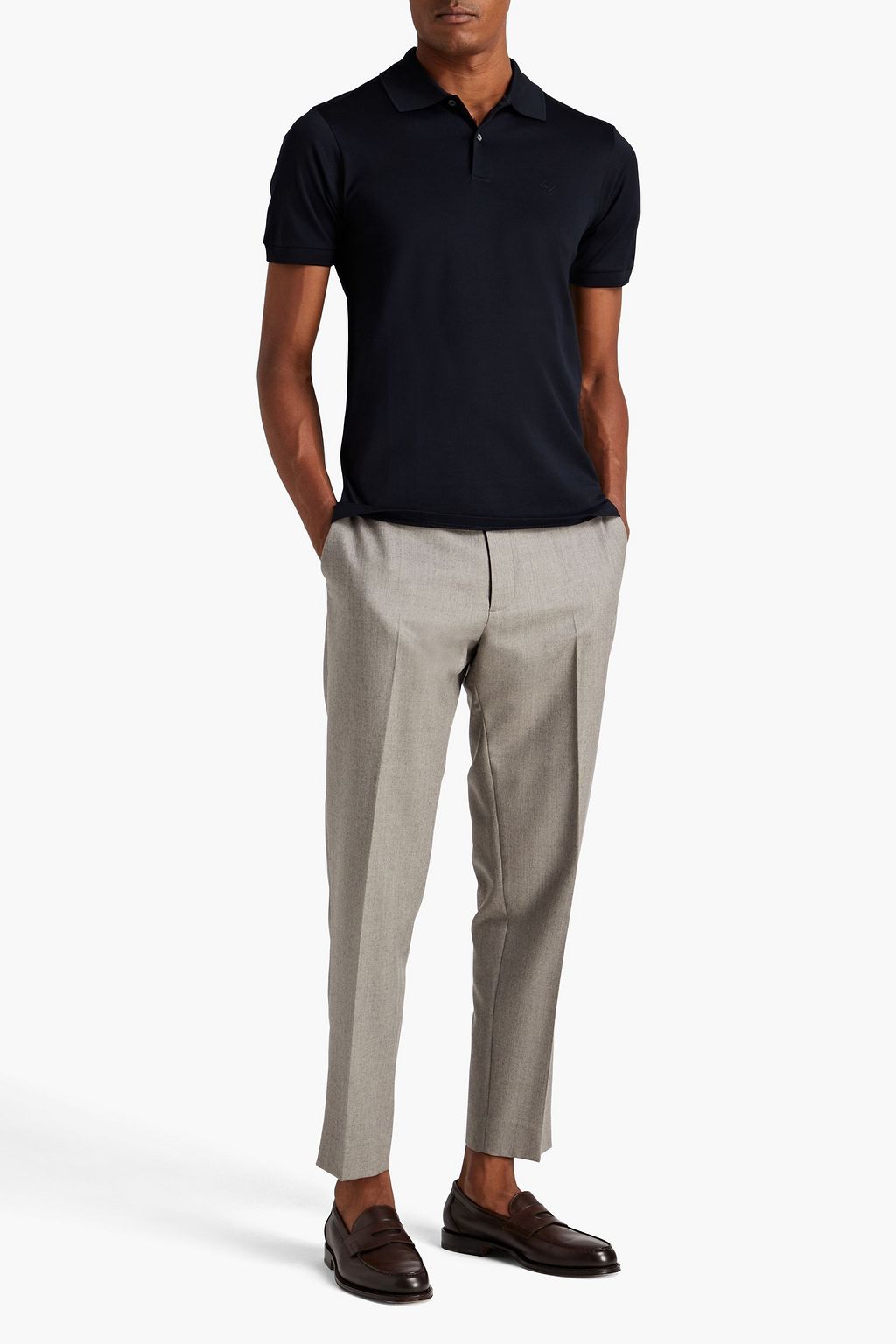 DUNHILL Cotton-piqué polo shirt