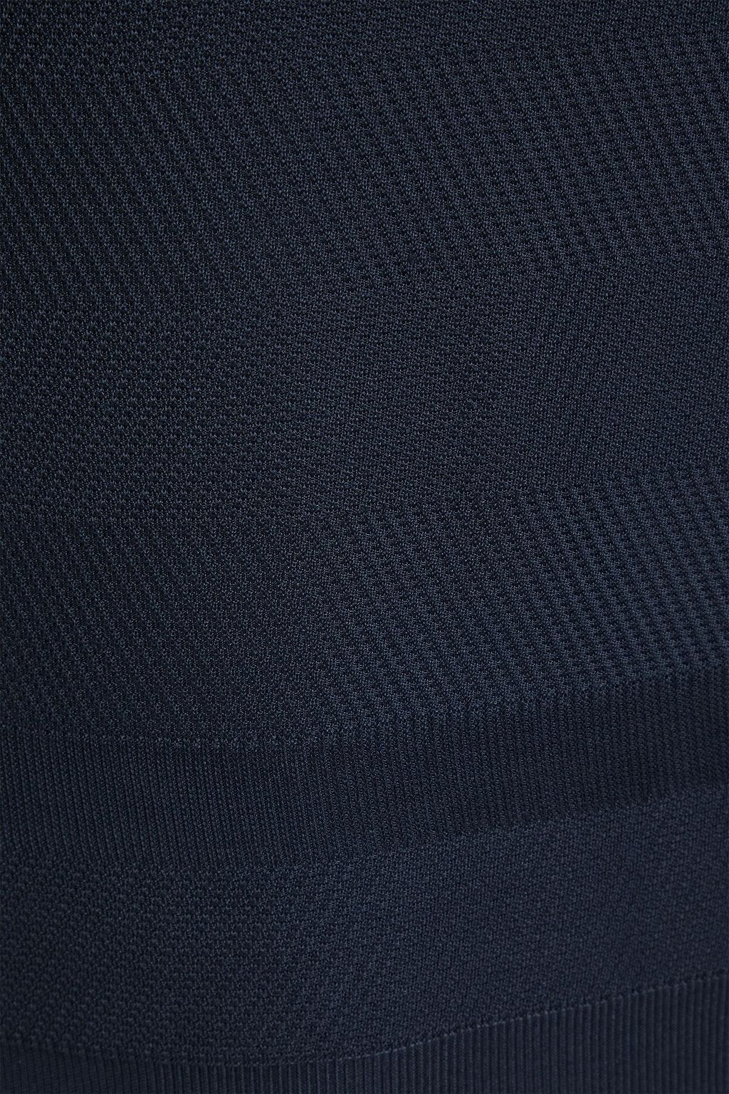DUNHILL Mulberry silk-jacquard polo shirt