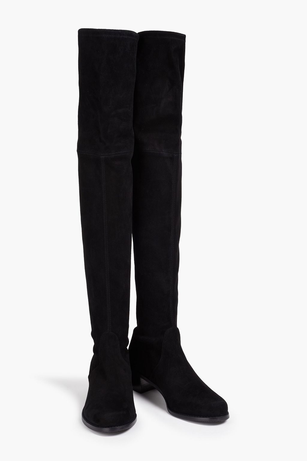 STUART WEITZMAN Suede over-the-knee boots