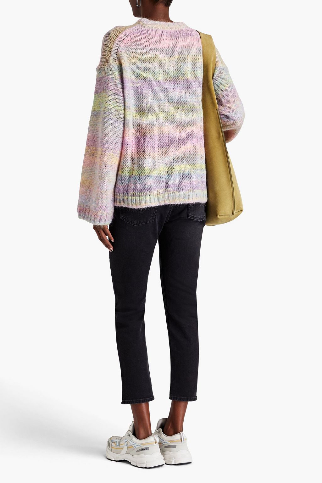 ACNE STUDIOS جينز قصير بخصر عالٍ بأرجل ضيقة