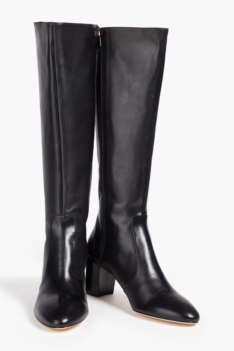 Stuart Weitzman Kniehohe Stiefel Aus Leder In Black