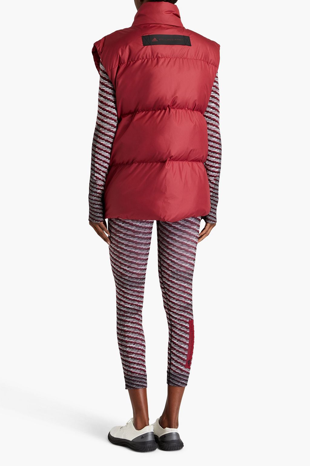 ADIDAS BY STELLA MCCARTNEY فيست من قماش ريبستوب مزين بسحّابات