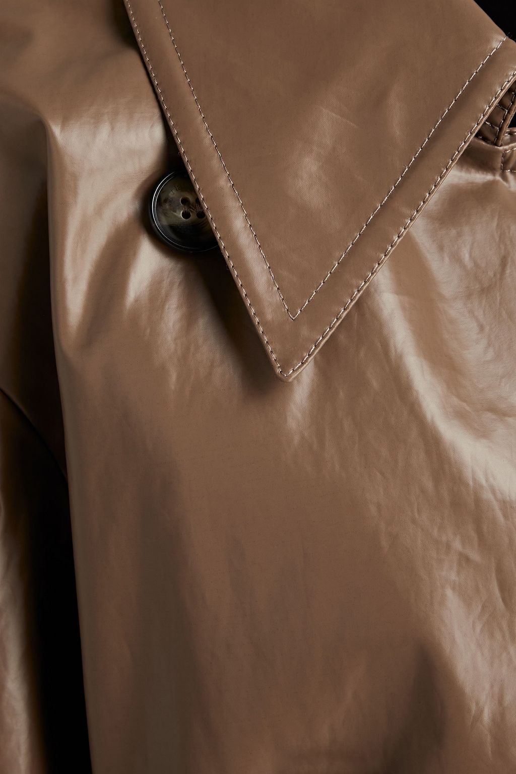 NANUSHKA Beda faux leather trench coat