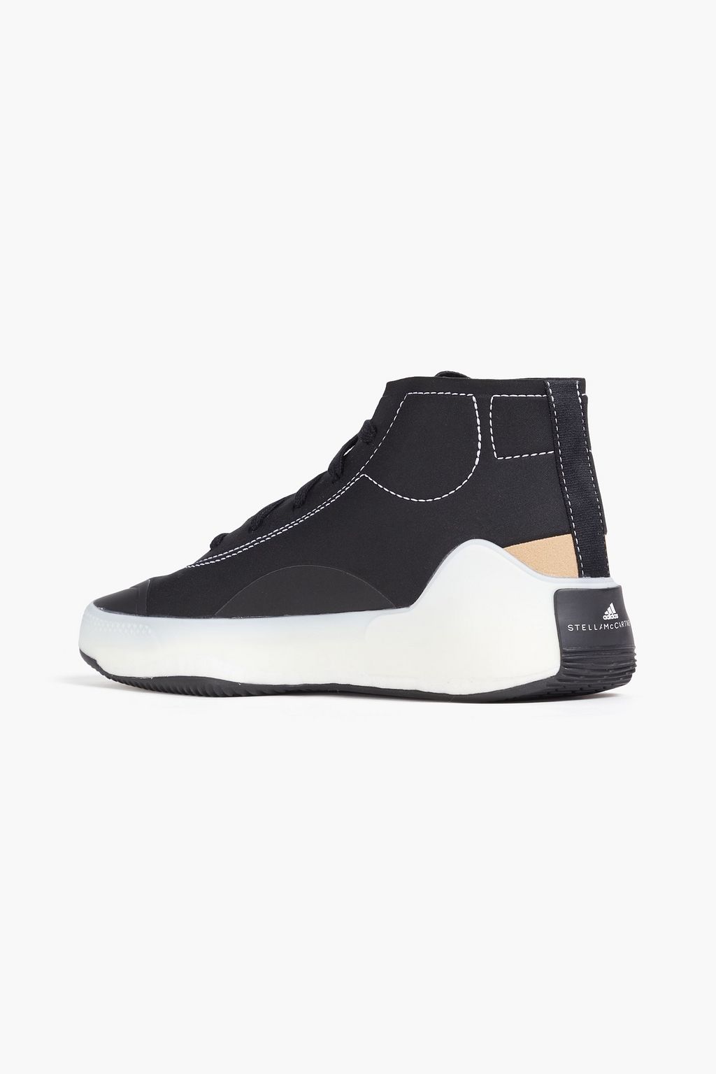 ADIDAS BY STELLA MCCARTNEY 로고 프린트 네오프렌 하이탑 스니커즈