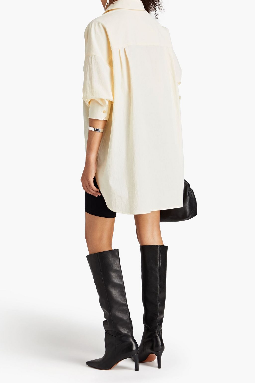 PETAR PETROV Oversized crinkled cotton shirt