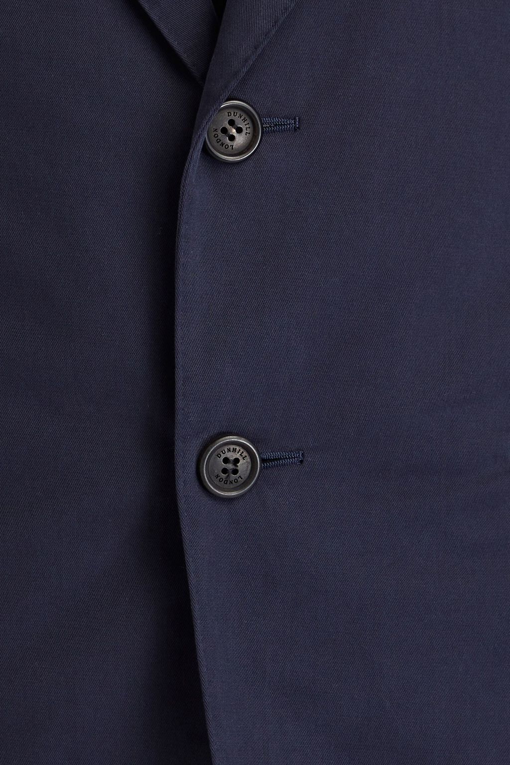 DUNHILL Slim-fit cotton-blend gabardine blazer