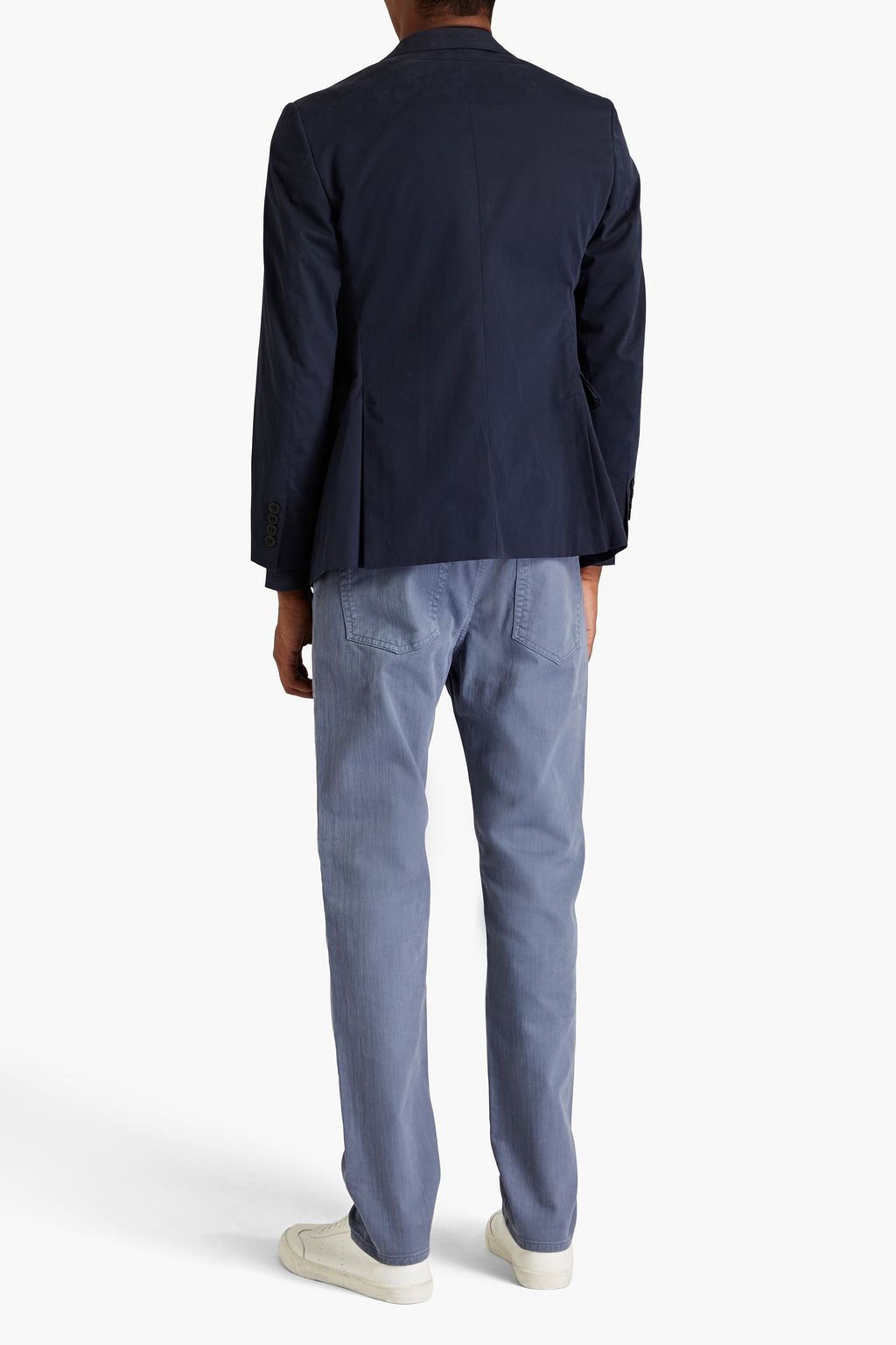 DUNHILL Slim-fit cotton-blend gabardine blazer
