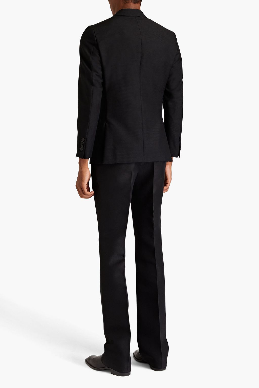 DUNHILL Slim-fit wool and mohair-blend ripstop blazer