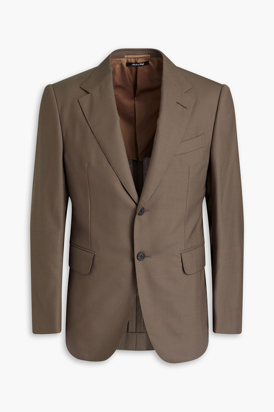 Dunhill Wool Blazer In Taupe