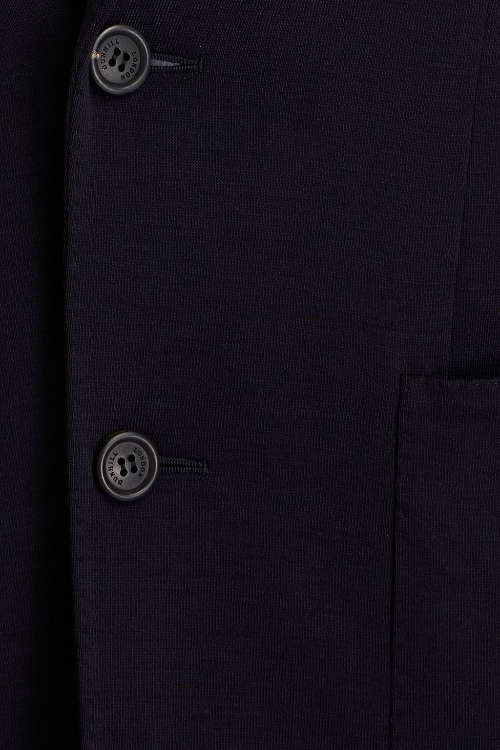 DUNHILL Blazer mit schmaler Passform aus Jersey aus einer Wollmischung