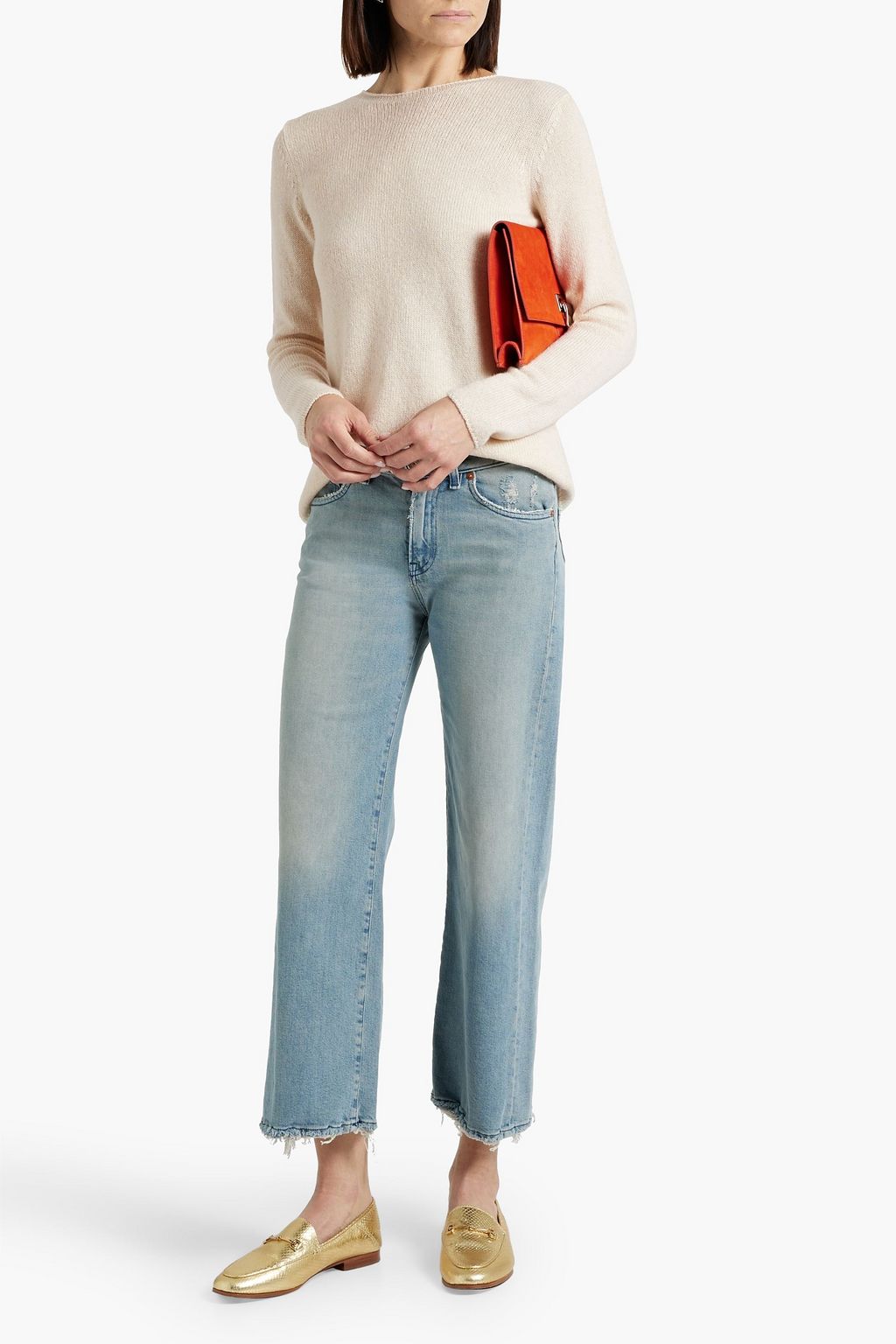 VINCE. Wool and cashmere-blend sweater