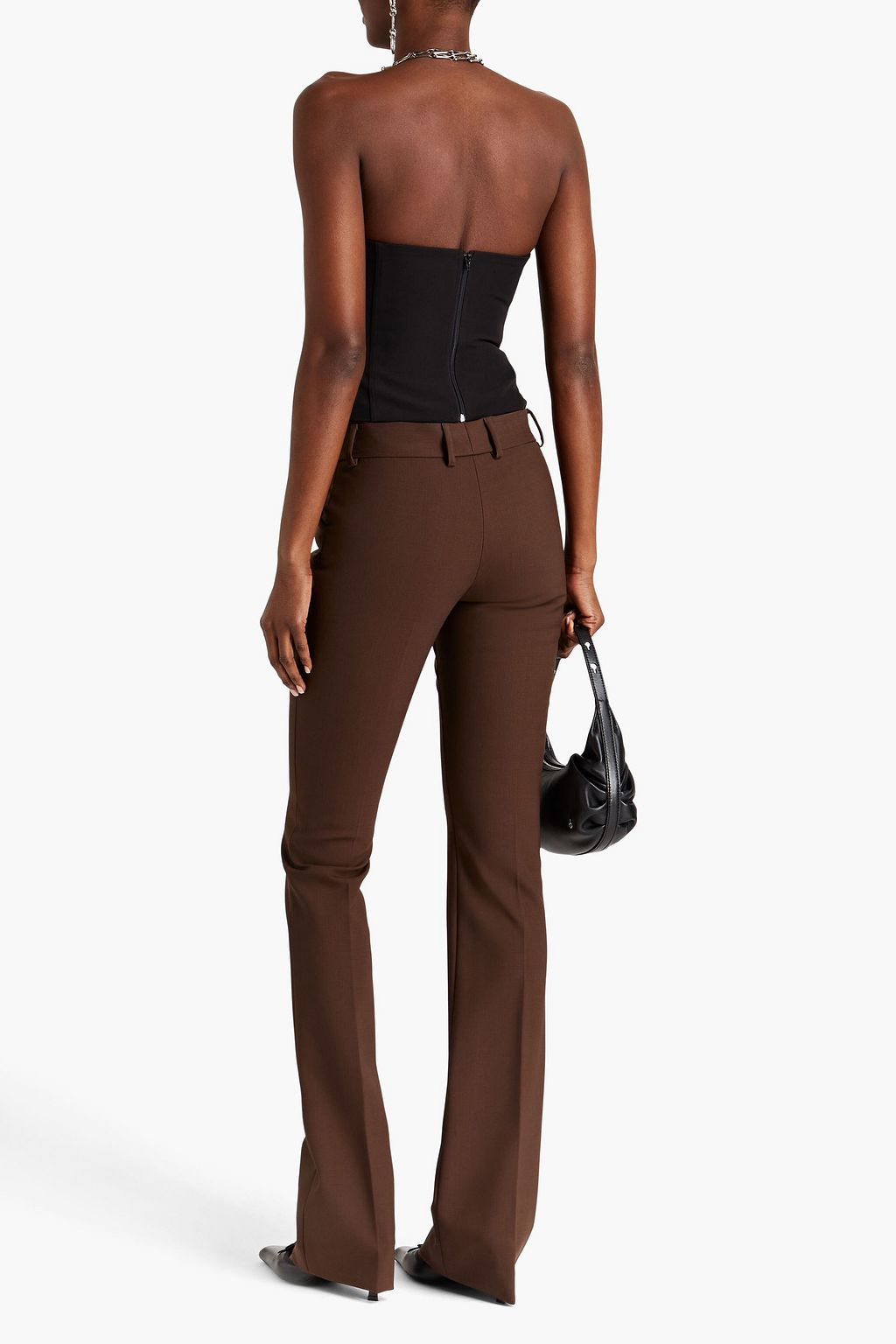 PETAR PETROV Stretch-wool bootcut pants