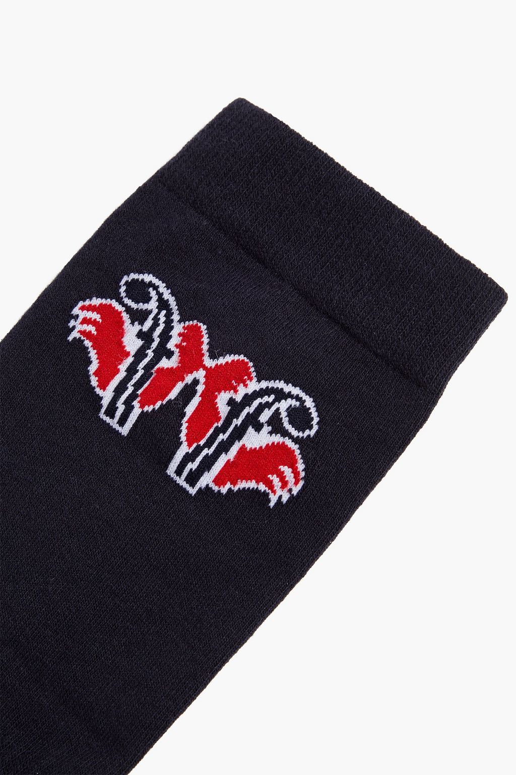 FUSALP Intarsia cotton-blend socks
