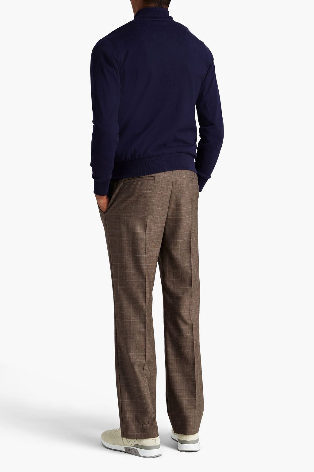 CANALI Reversible cotton track jacket