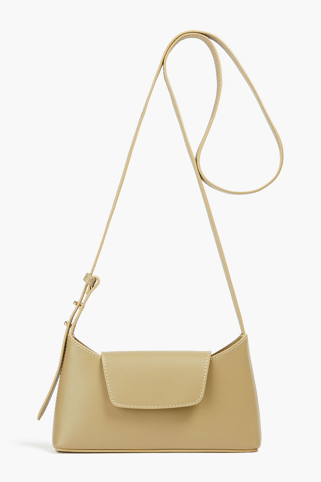Envelope leather shoulder bag