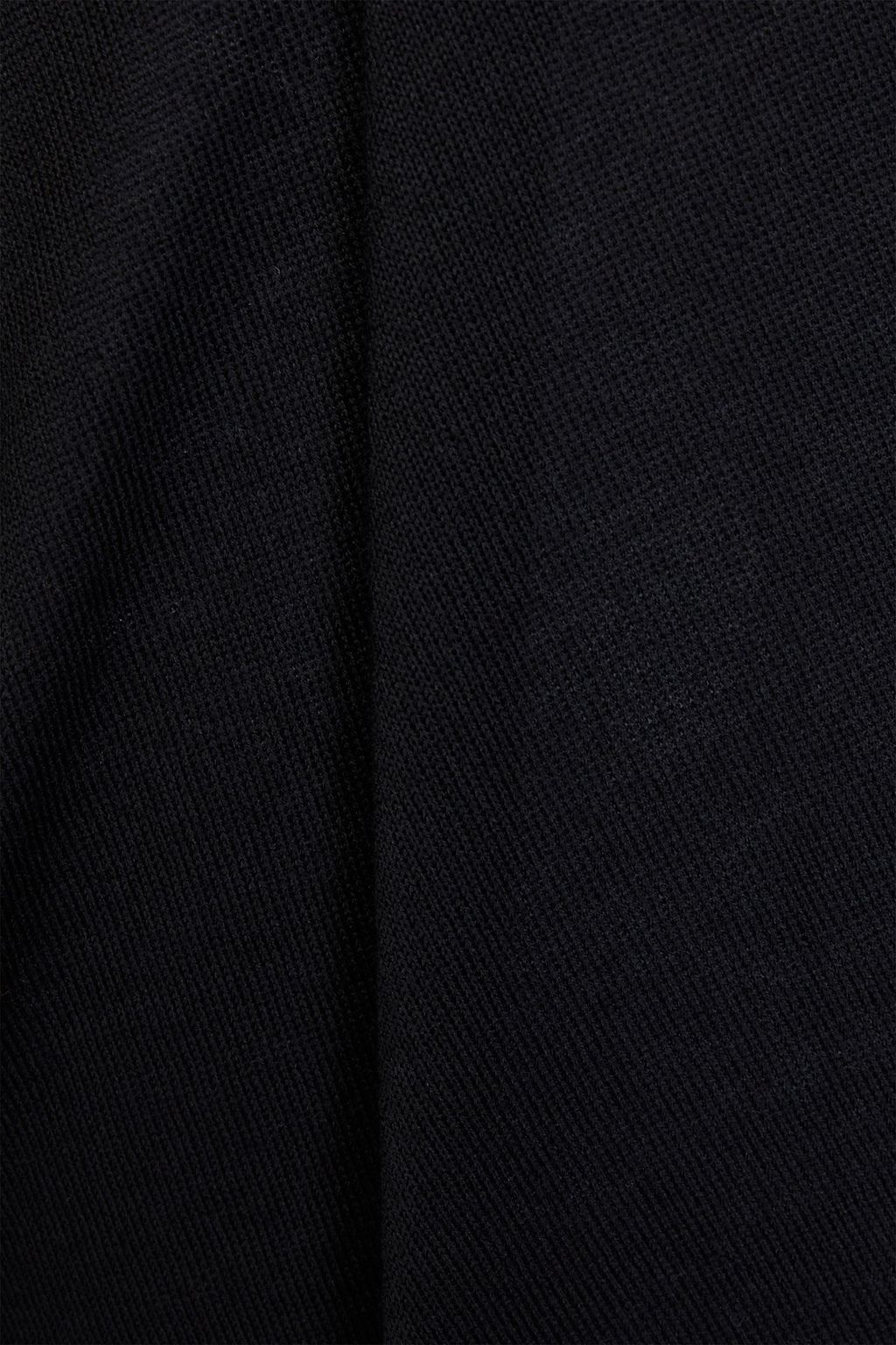 FUSALP Poloshirt aus melierter Merinowolle