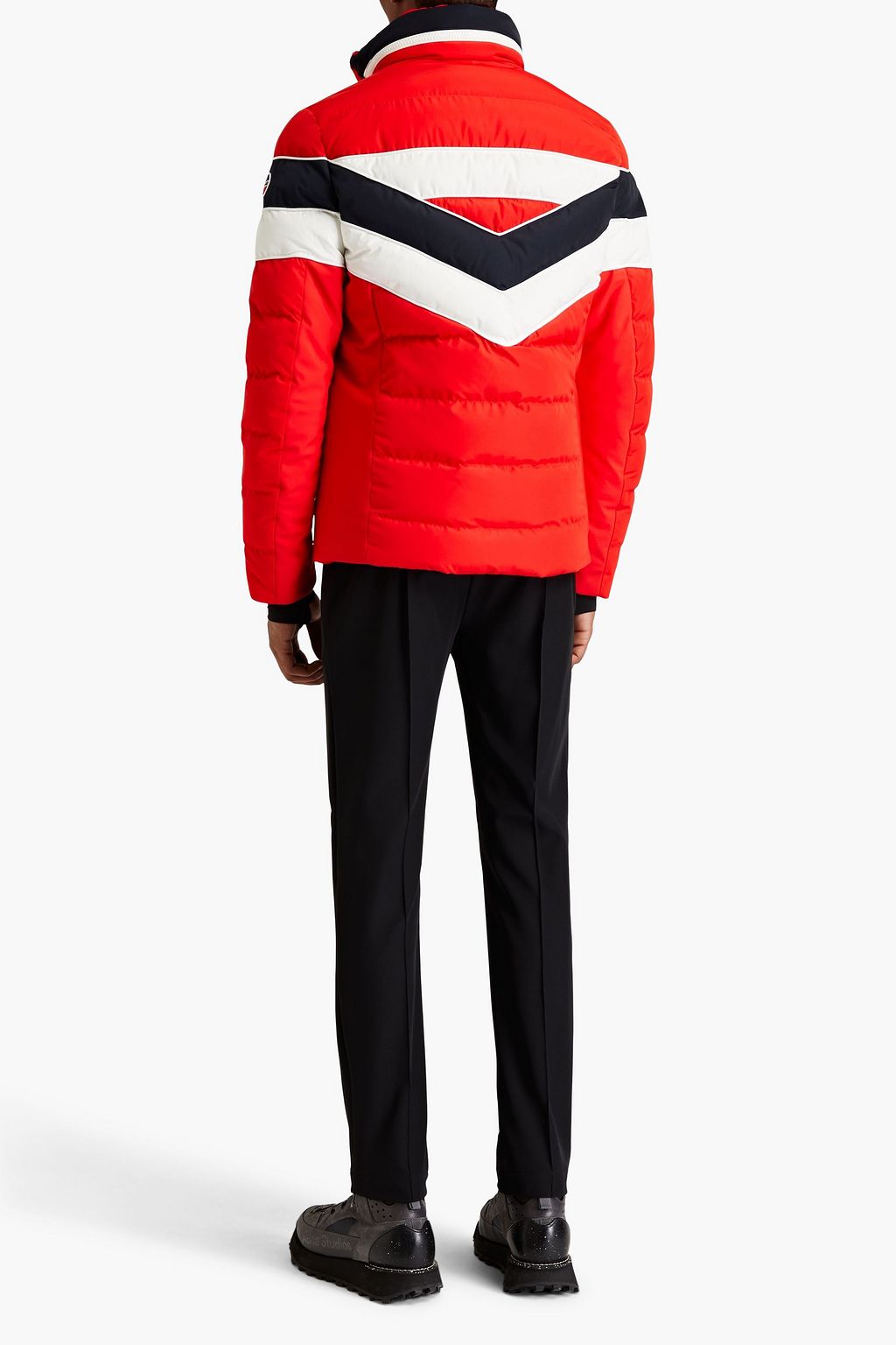 FUSALP Fernand quilted striped ski jacket