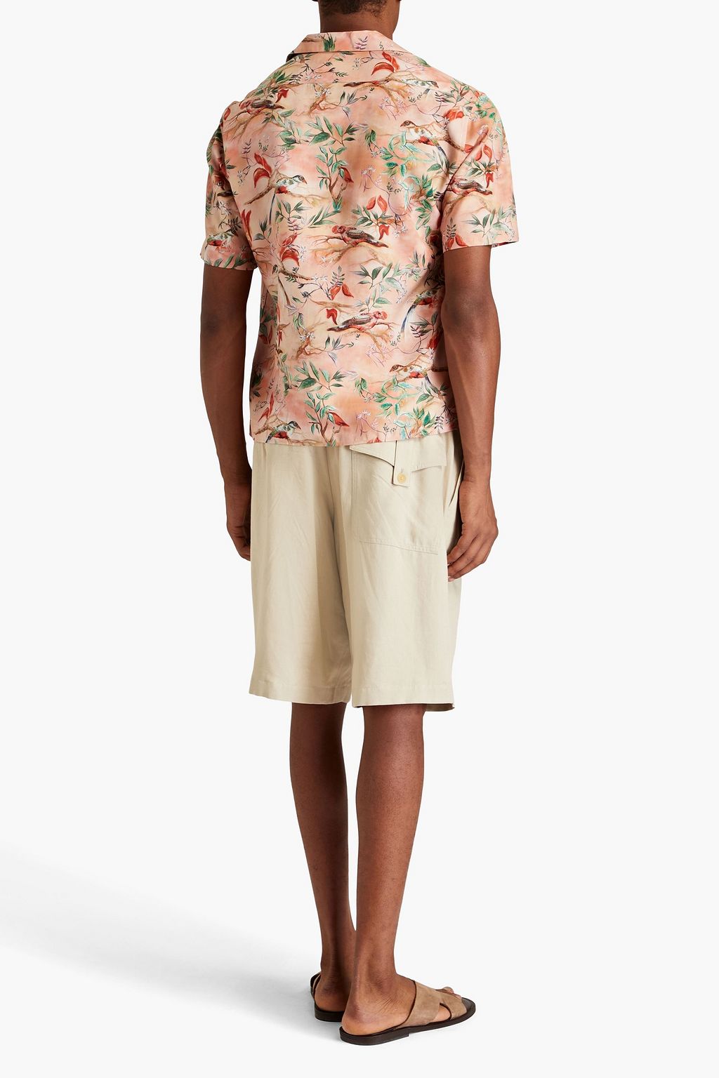 DUNHILL Printed silk shirt