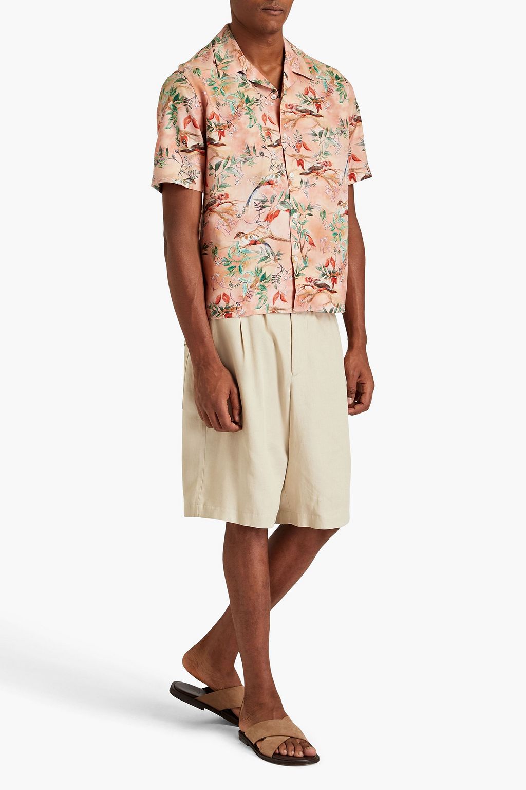 DUNHILL Printed silk shirt