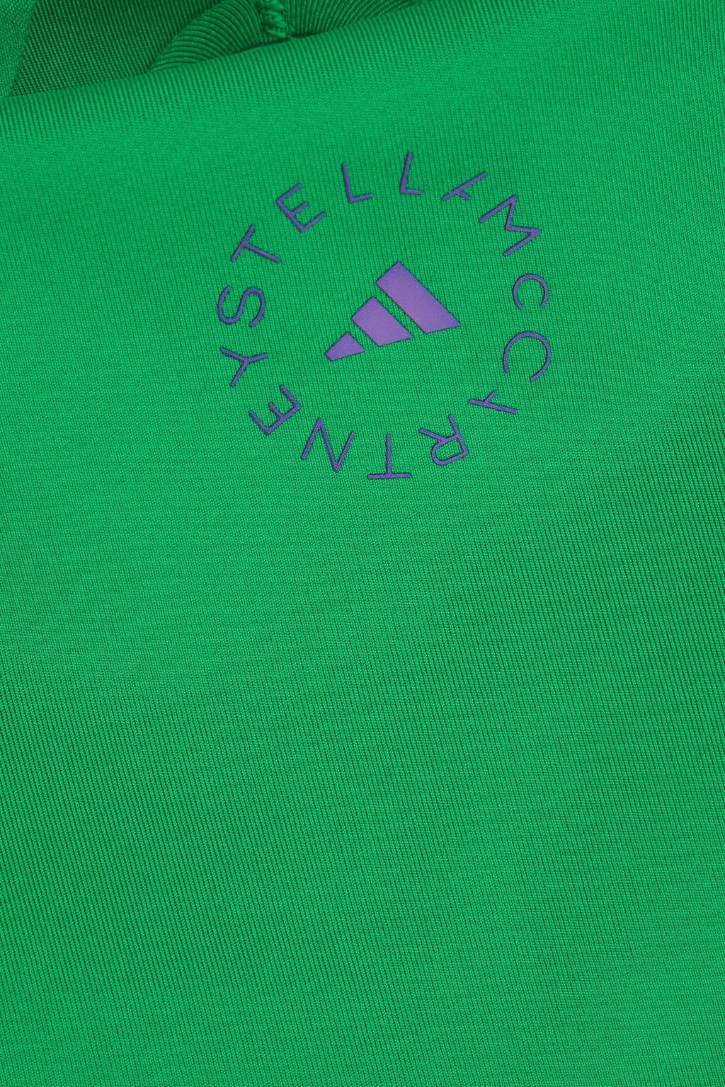 ADIDAS BY STELLA MCCARTNEY Logo-print stretch sports bra