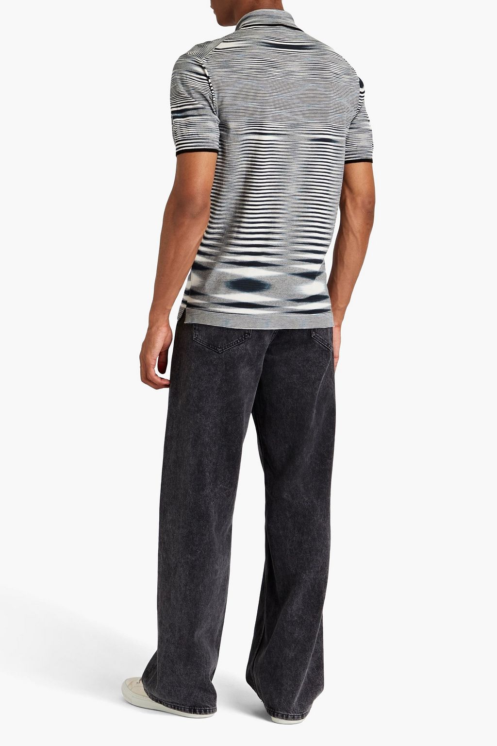 MISSONI Space-dyed cotton polo shirt