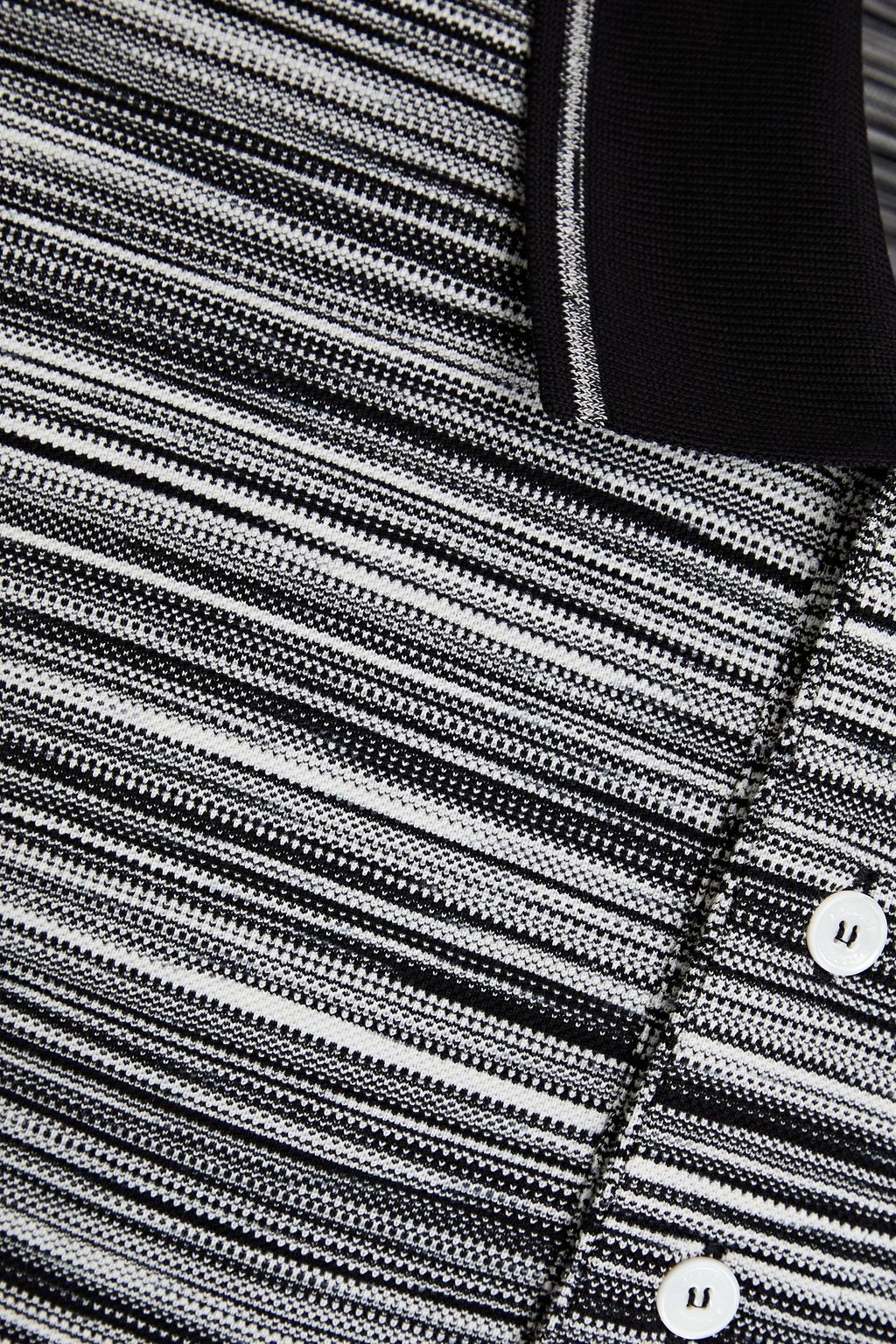MISSONI Space-dyed cotton polo shirt