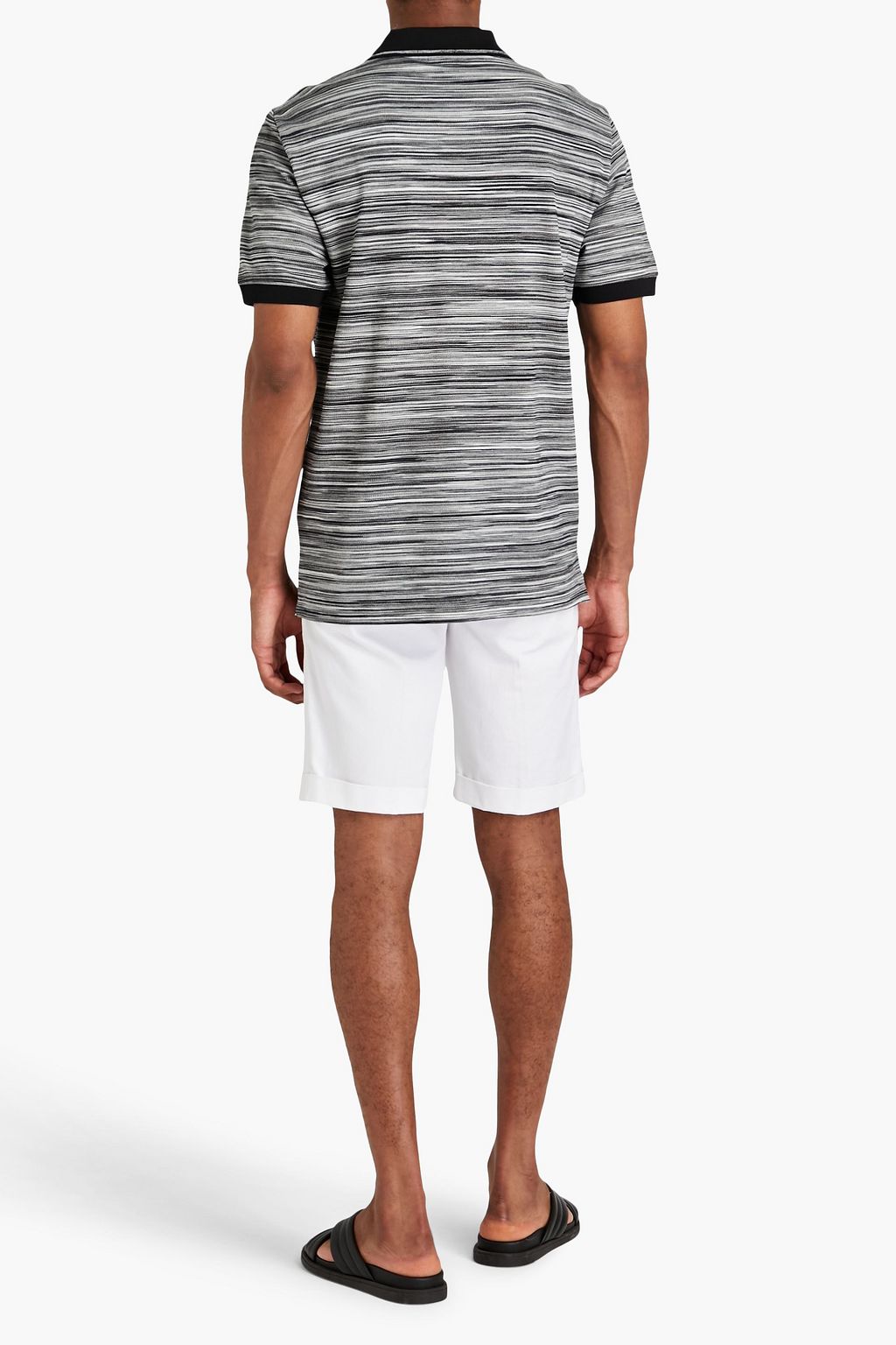 MISSONI Space-dyed cotton polo shirt