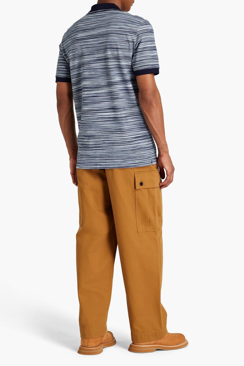 MISSONI Space-dyed cotton polo shirt
