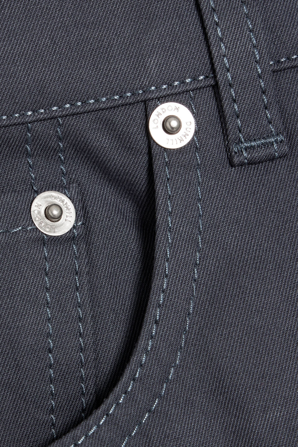 DUNHILL COTTON-TWILL PANTS 