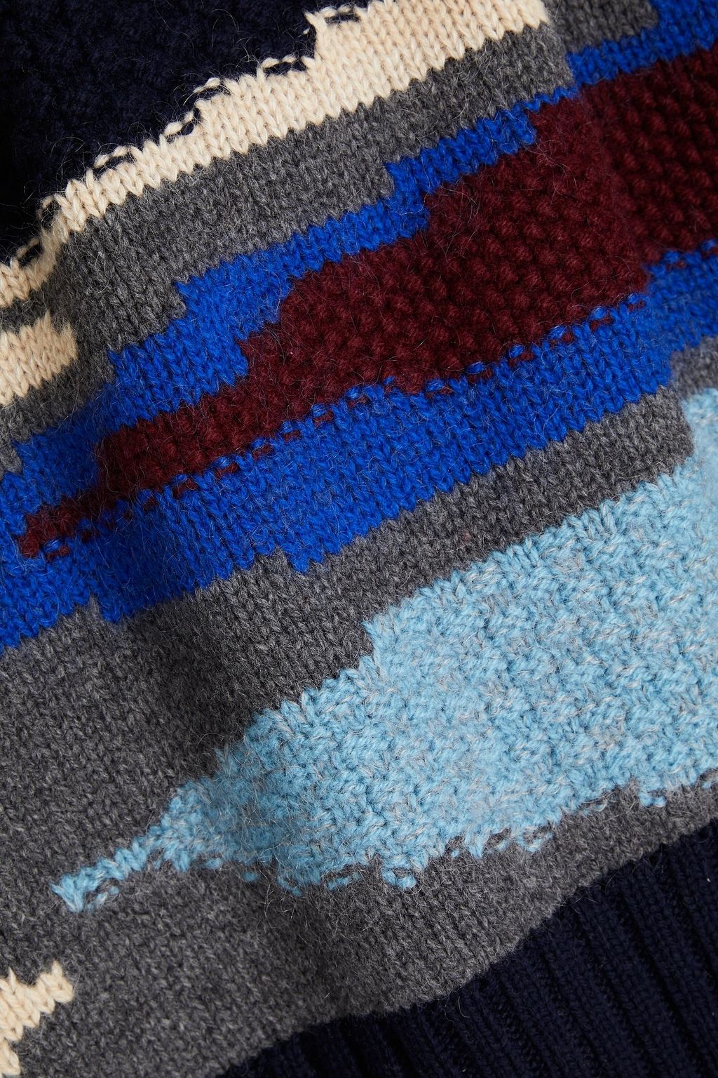 MISSONI Intarsia wool-blend sweater