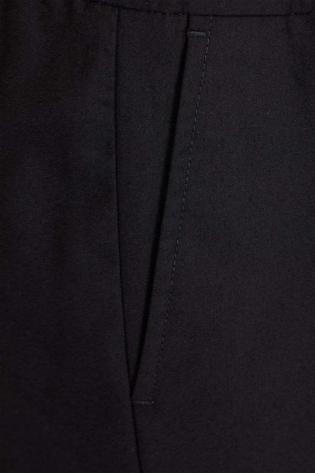 DUNHILL Wool-flannel drawstring pants