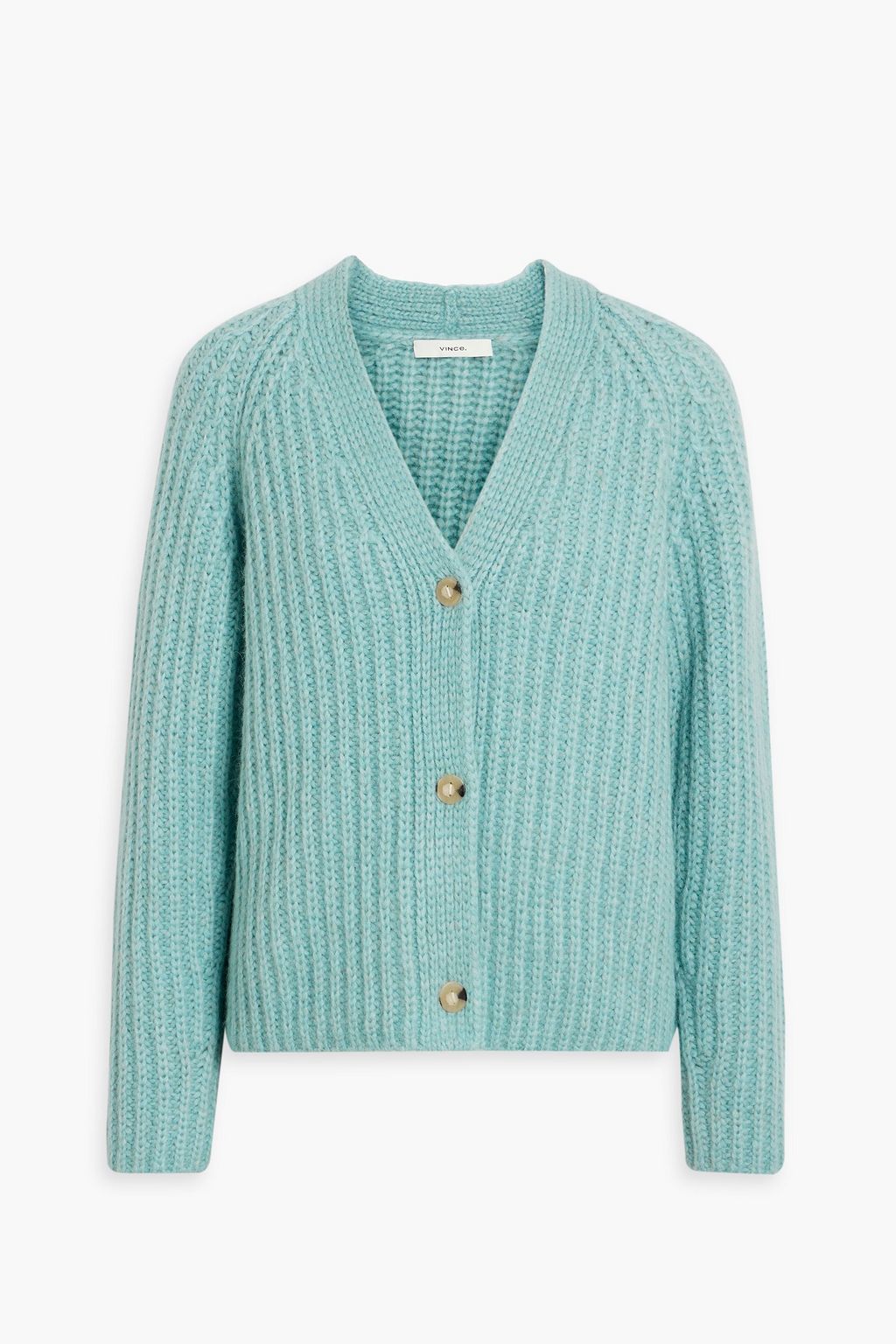 VINCE. Ribbed alpaca-blend cardigan | THE OUTNET