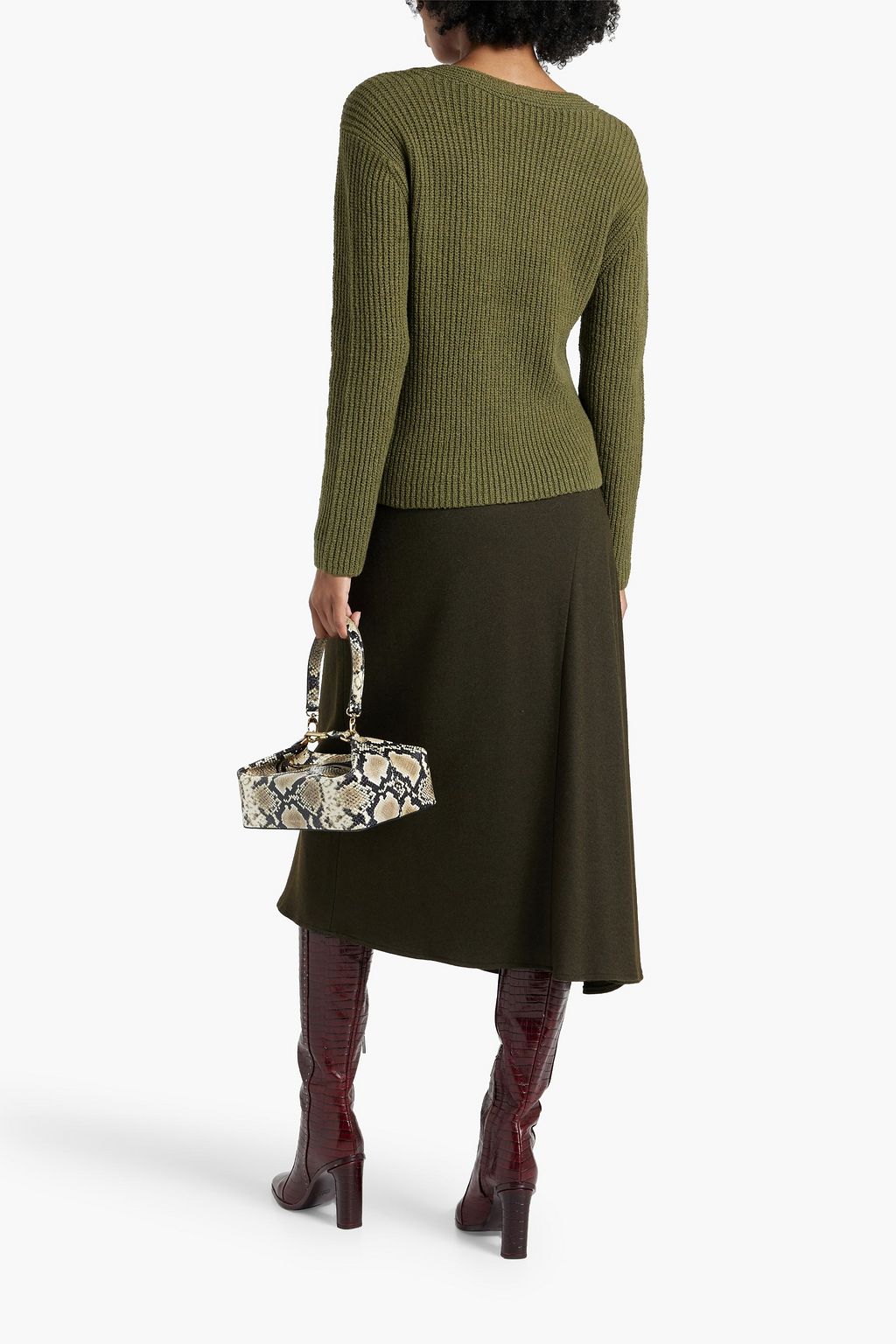 VINCE. Ribbed cotton-blend sweater