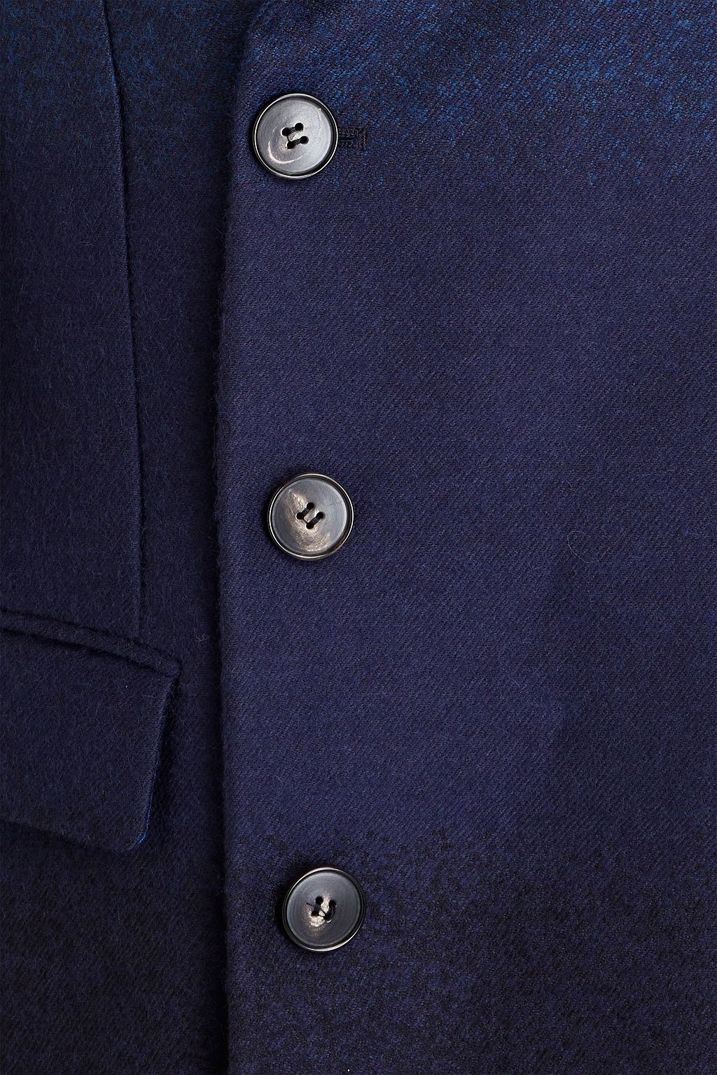 MISSONI Double-breasted dégradé wool-blend twill coat