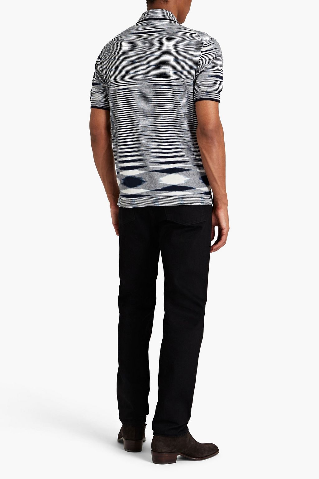MISSONI Space-dyed cotton polo shirt