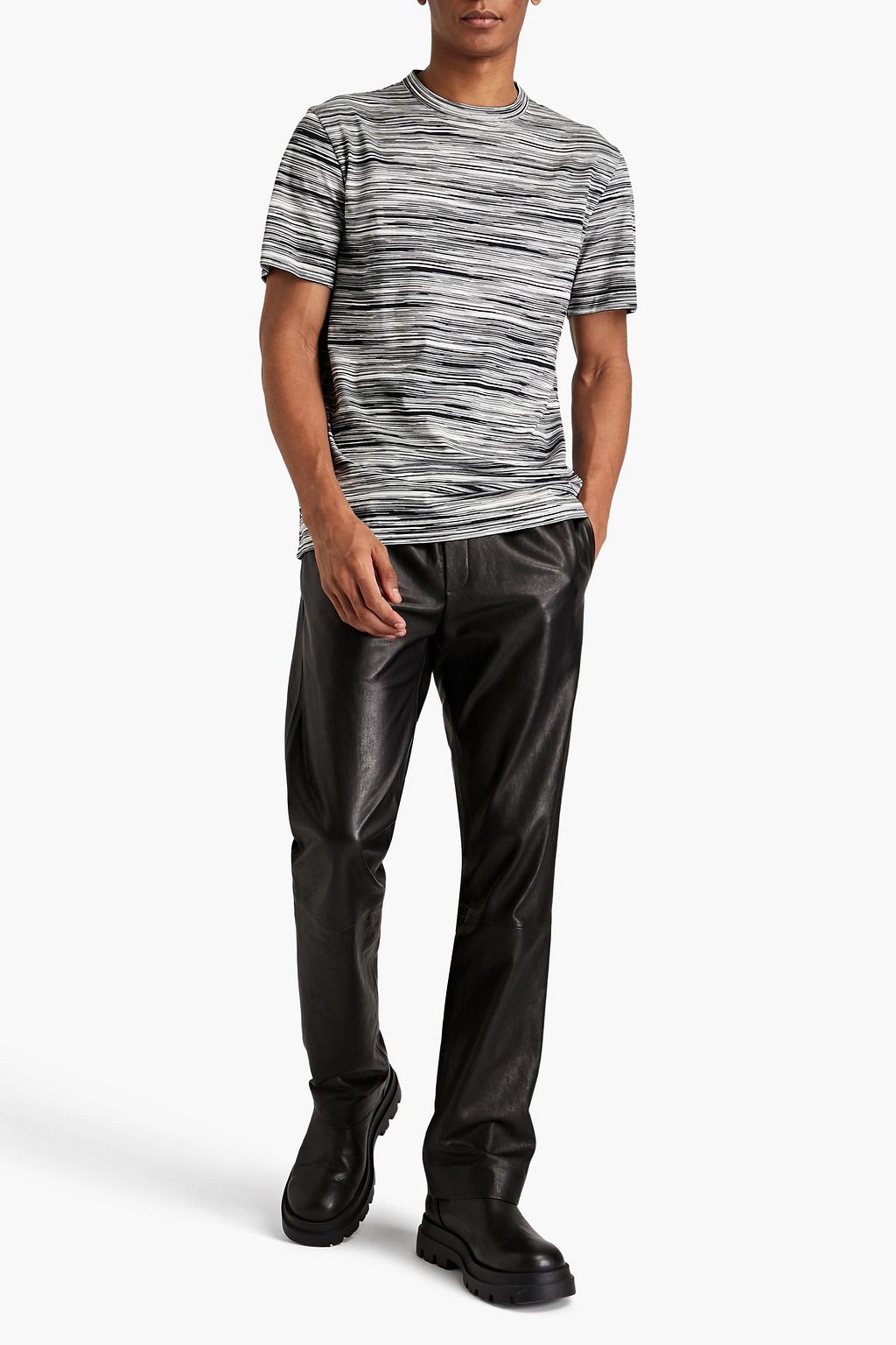 MISSONI Space-dyed cotton-jersey T-shirt