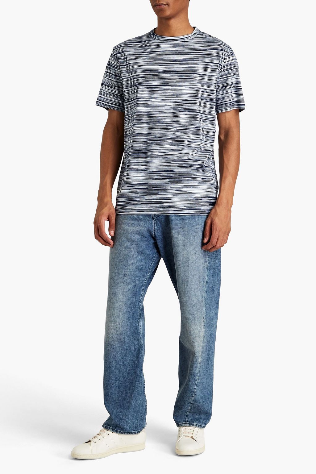 MISSONI Space-dyed cotton-jersey T-shirt