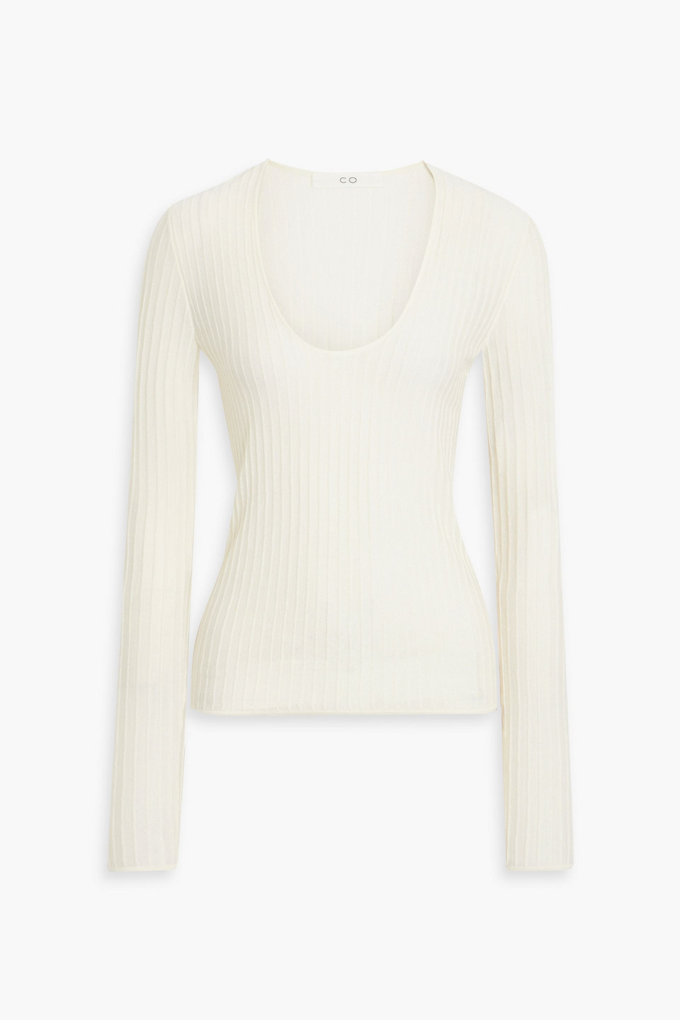 Ribbed cashmere sweater