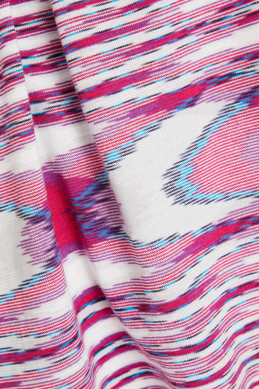 MISSONI 스페이스 다이 코튼 폴로 셔츠