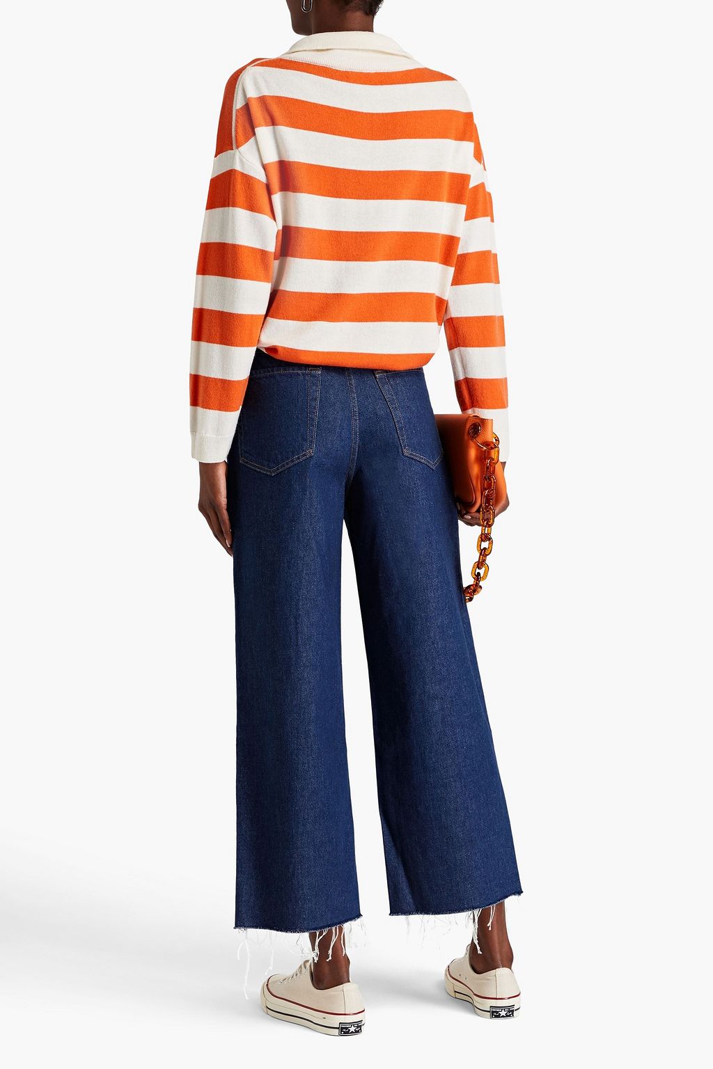 MOTHER Fun Dip high-rise wide-leg jeans