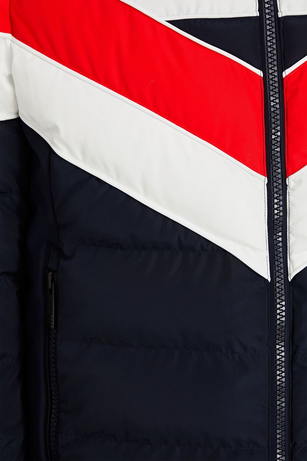 FUSALP Fernand quilted striped ski jacket