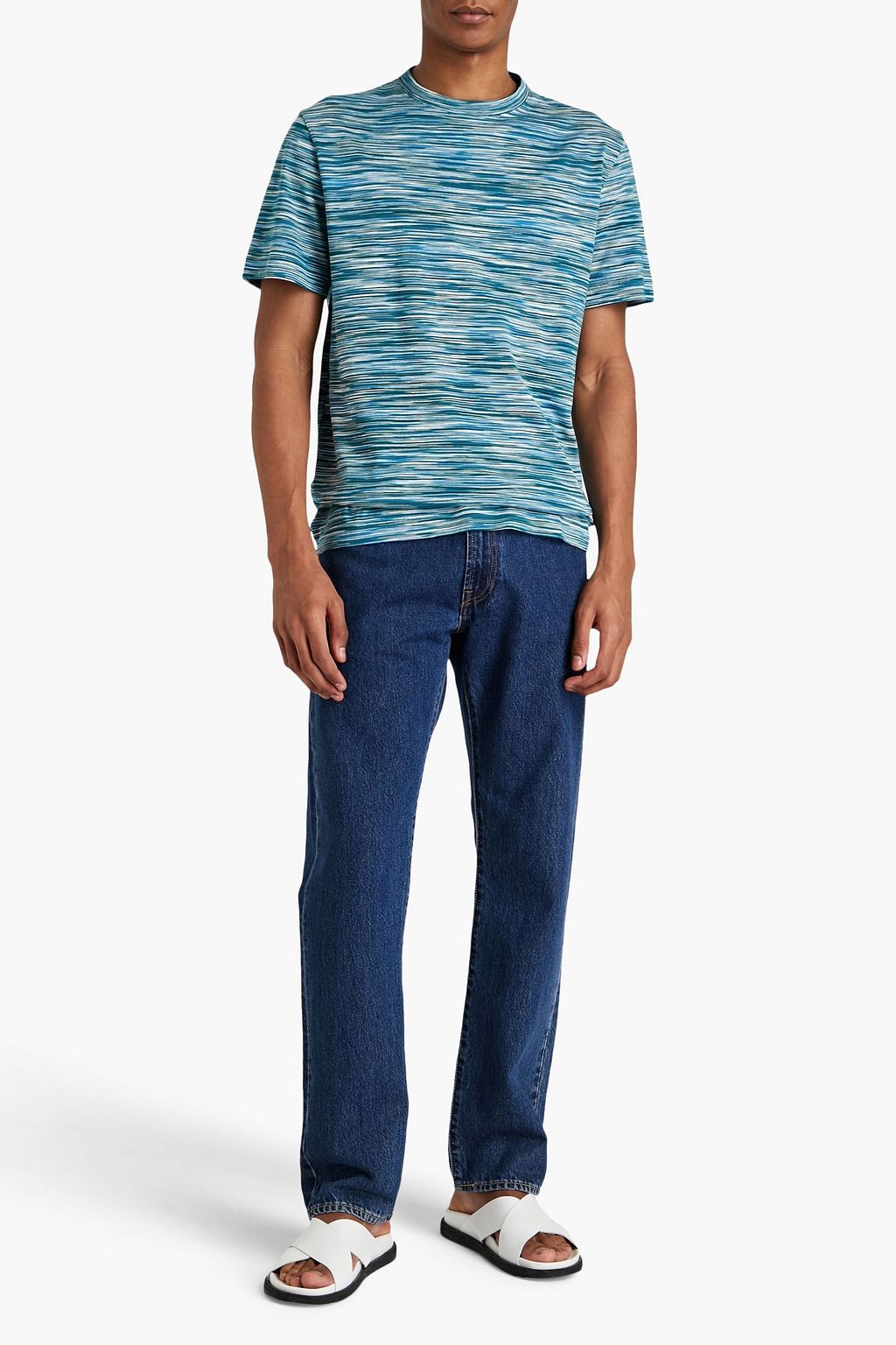 MISSONI Space-dyed cotton-jersey T-shirt