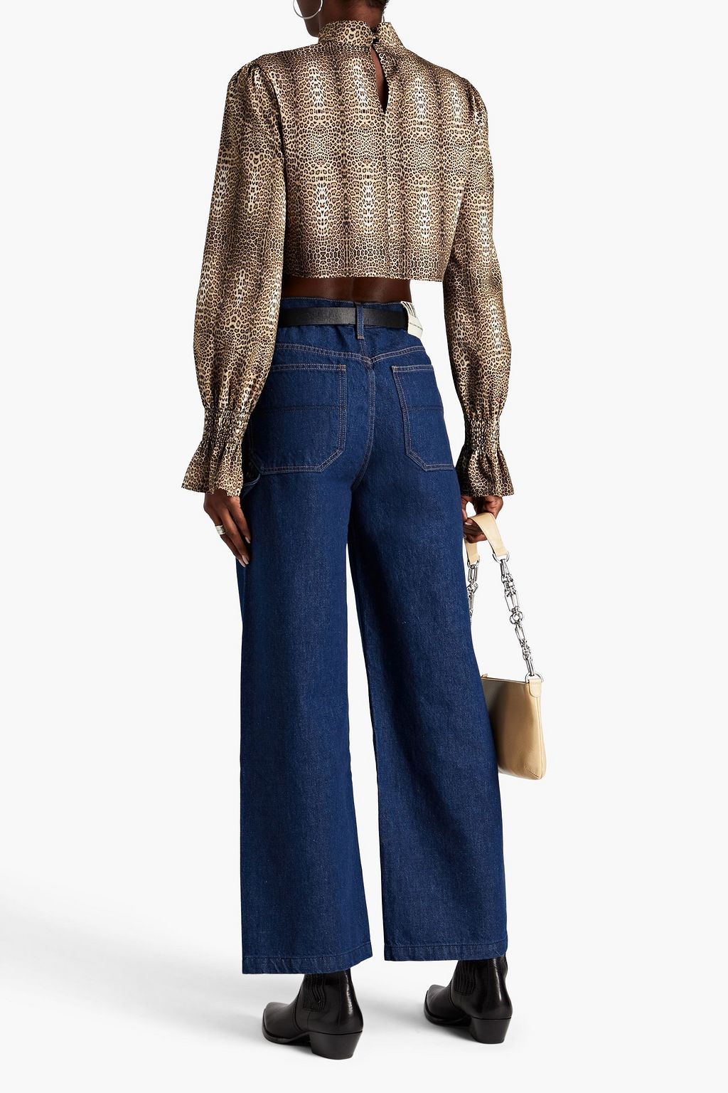 MOTHER Fun Dip low-rise wide-leg jeans