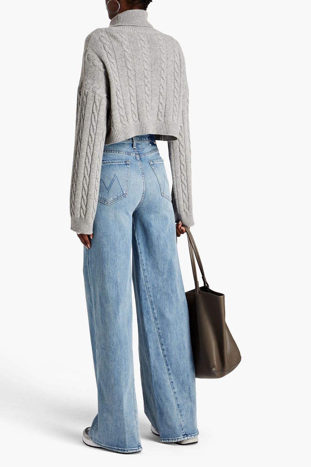 MOTHER Enchanter Heel high-rise wide-leg jeans