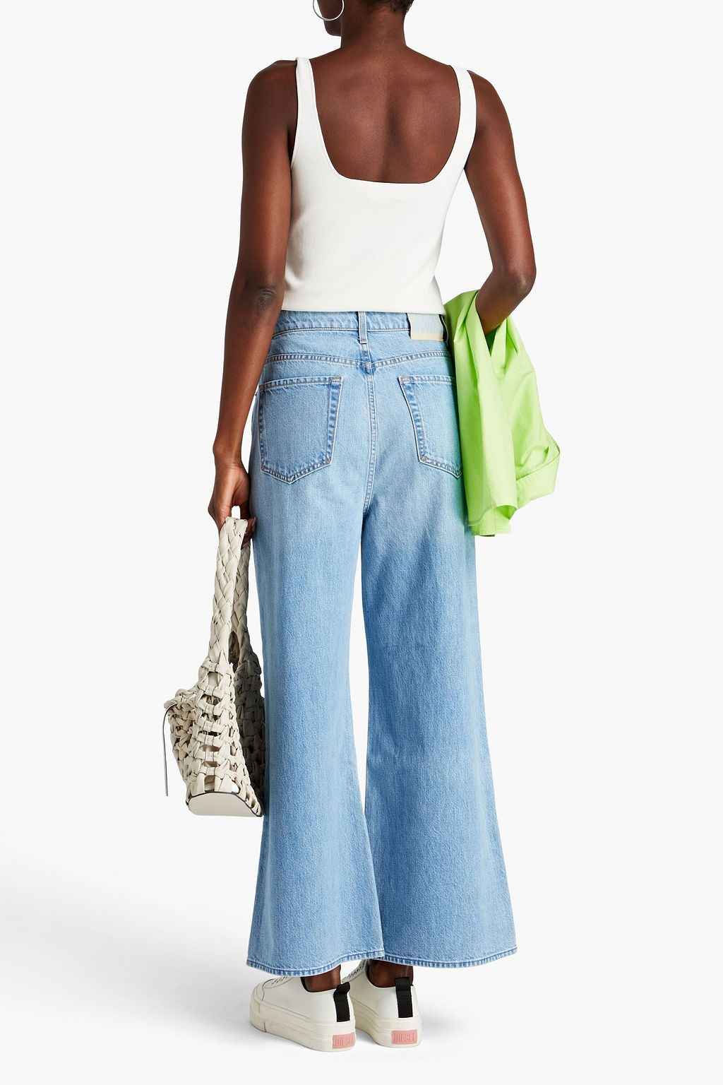MOTHER High-rise wide-leg jeans