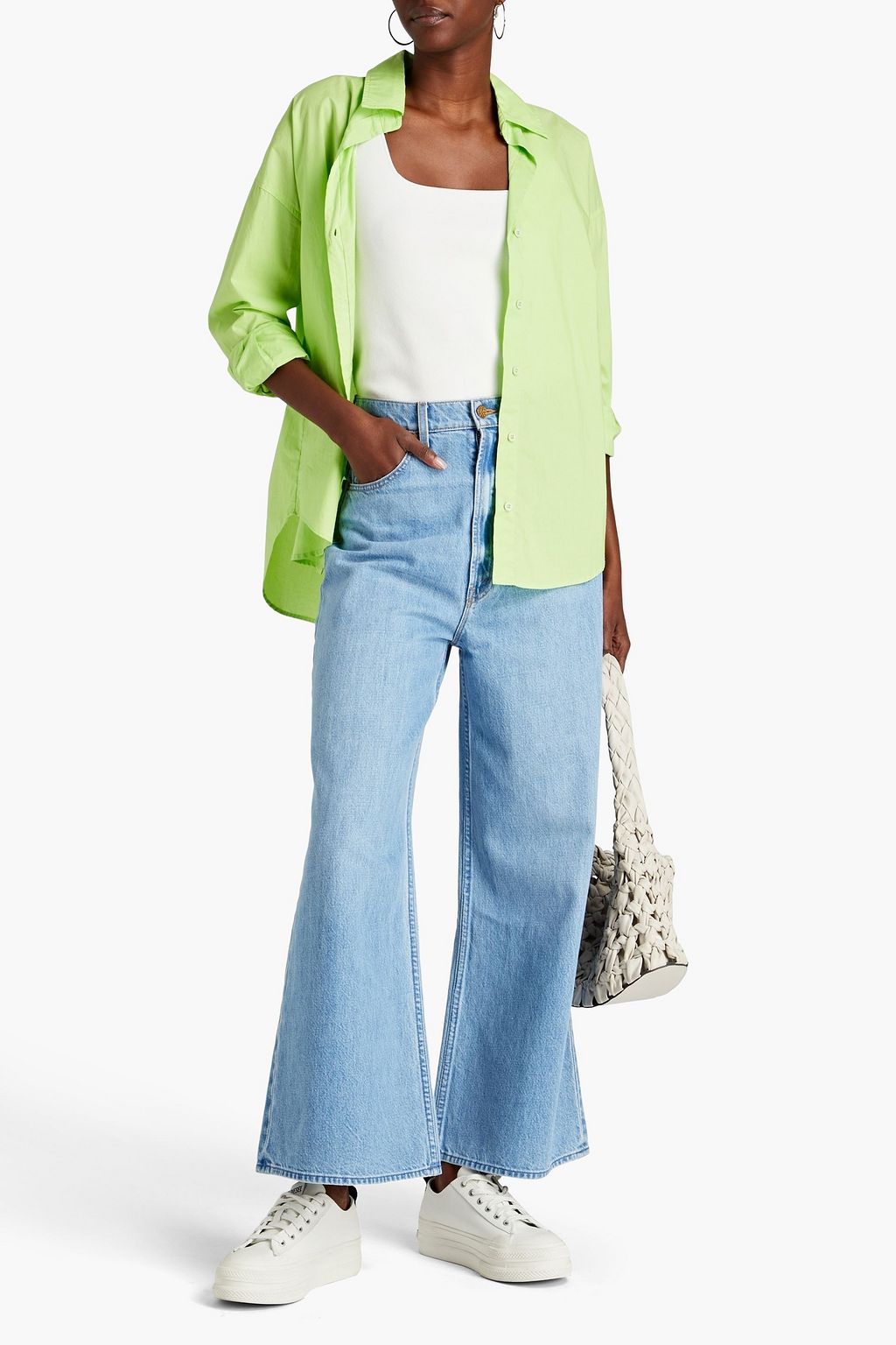 MOTHER High-rise wide-leg jeans